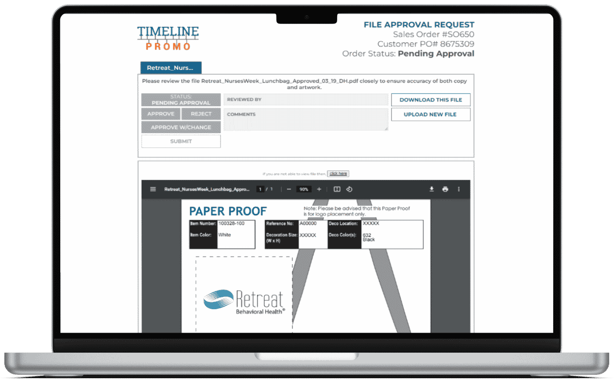 Isolated laptop showing a screenshot of the eXtendFiles:Collaborate edition.